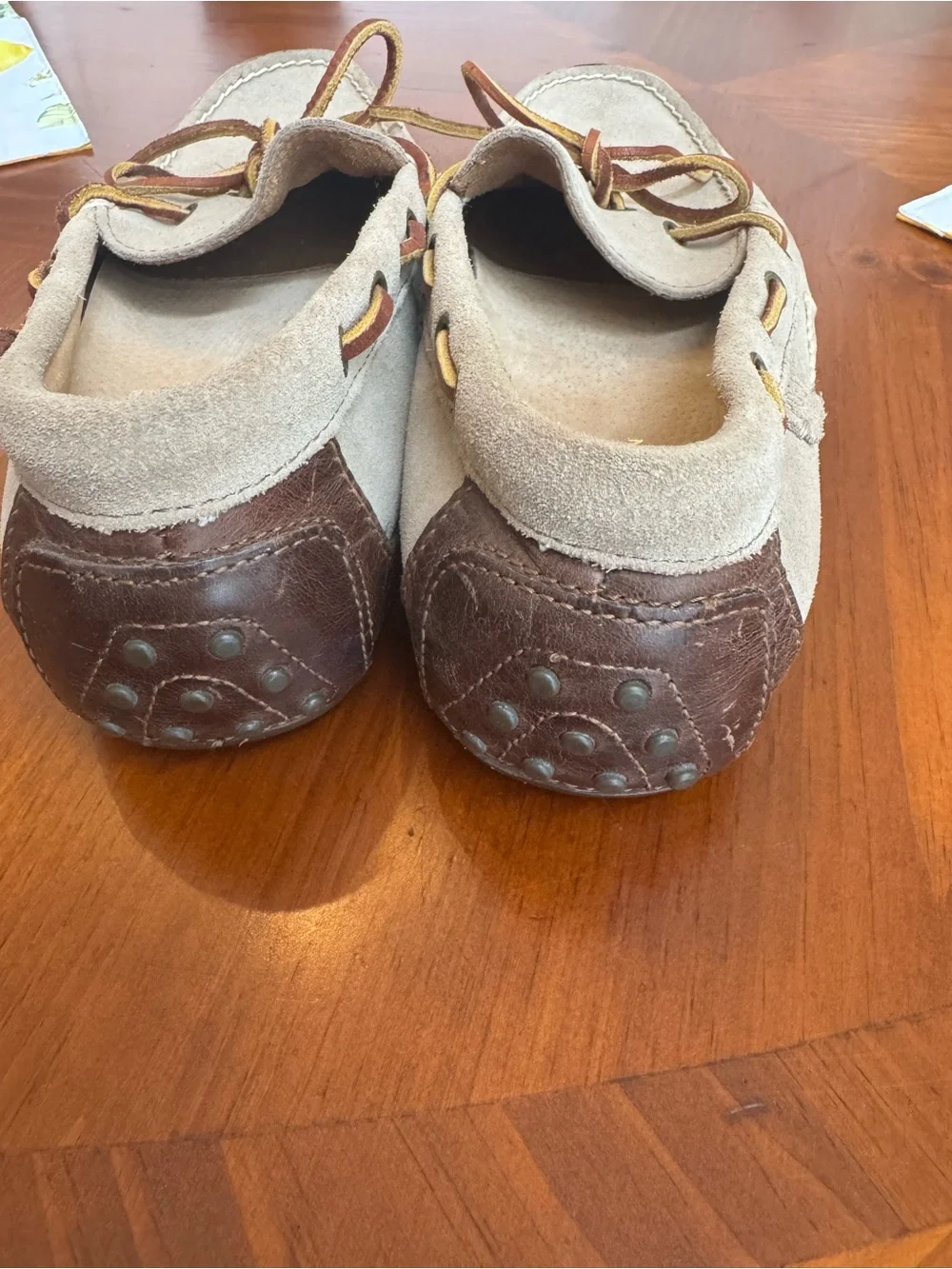 Polo Ralph Lauren beige suede
